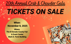 20th Annual Crab & Chowder Gala logo image.
