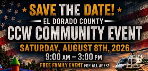 El Dorado County Sheriff's CCW Community Event